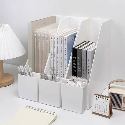 White Desk File Holder With Front Hanging Box Sets