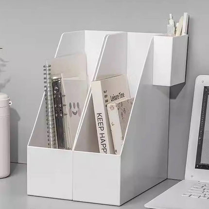 White Desk File Holder With Front Hanging Box Sets