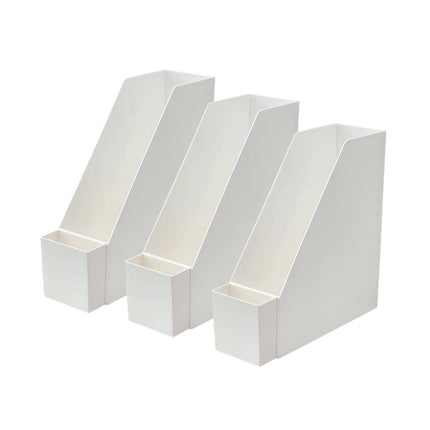 White Desk File Holder With Front Hanging Box Sets