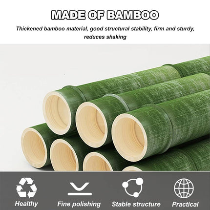 Natural Bamboo 4 Tier Desktop Shelf Bookshelf Storage Rack for Office Desk
