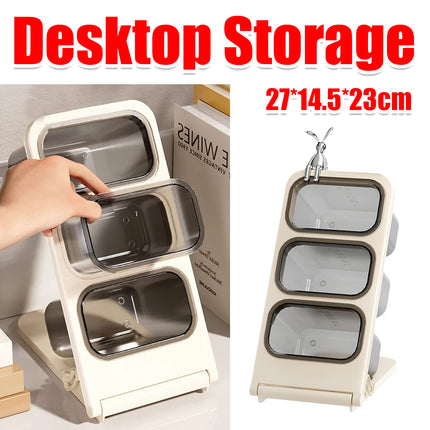 Student Desktop Storage Box Organizer for School Supplies Pens Stationery