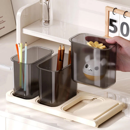Student Desktop Storage Box Organizer for School Supplies Pens Stationery