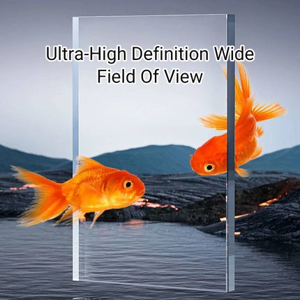 Desktop Aquarium Fish Tank Tissue Box Dispenser Pen Holder Storage Organizer
