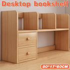 Bookcase Desktop Shelf Storage Organizer Rack Bookshelf for Desk and Table Use