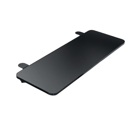 No Drill Desk Extension Tray 52cm Clamp On Foldable Shelf Black or Natural Wood