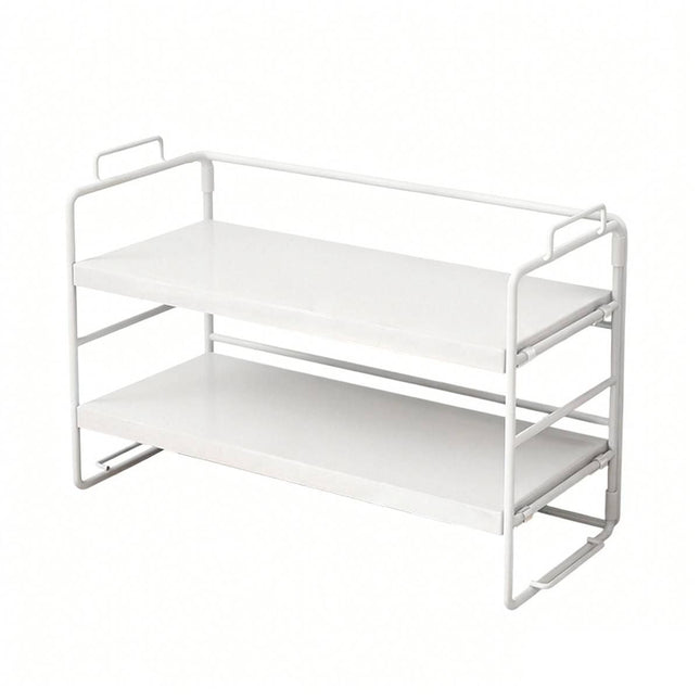 2 Tier Desktop Organiser Shelf Storage Rack for Desk Bedroom Makeup