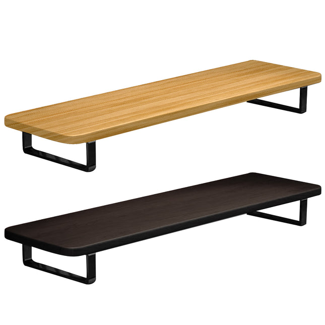 Monitor Riser Stand Wood and Metal with Storage Rack Easy to Install