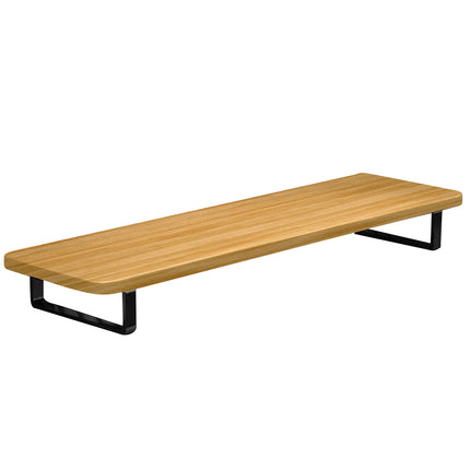 Monitor Riser Stand Wood and Metal with Storage Rack Easy to Install