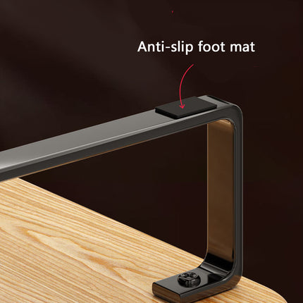 Monitor Riser Stand Wood and Metal with Storage Rack Easy to Install