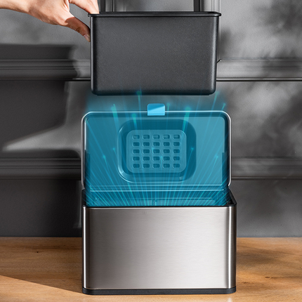 Mini Desktop Trash Can Cute Kitchen Bathroom Office Storage Bin Organizer Bucket
