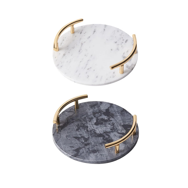 Creative Home Daily Use Desktop Tray Fruit Plate Flat Living Room Organizer