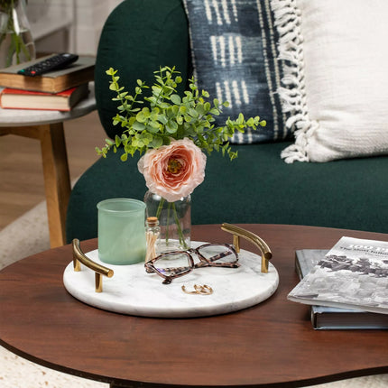 Creative Home Daily Use Desktop Tray Fruit Plate Flat Living Room Organizer