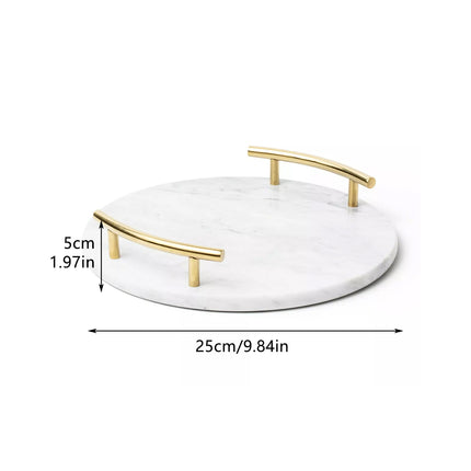 Creative Home Daily Use Desktop Tray Fruit Plate Flat Living Room Organizer