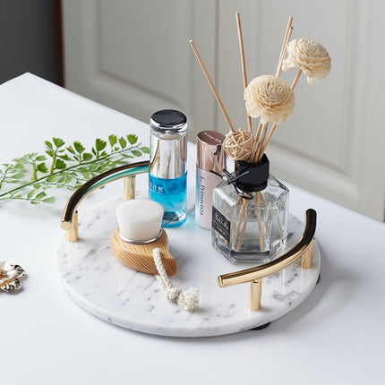 Creative Home Daily Use Desktop Tray Fruit Plate Flat Living Room Organizer