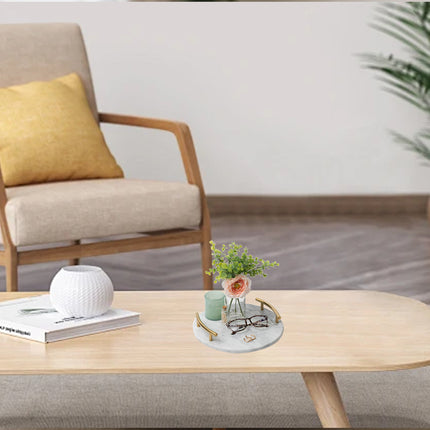 Creative Home Daily Use Desktop Tray Fruit Plate Flat Living Room Organizer