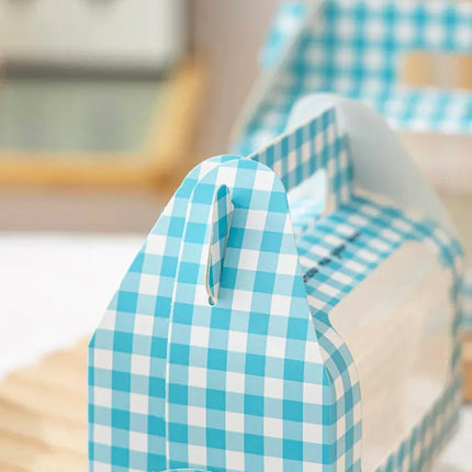 20PCS Handheld Dessert Packaging Boxes with Window for Cakes Cookies