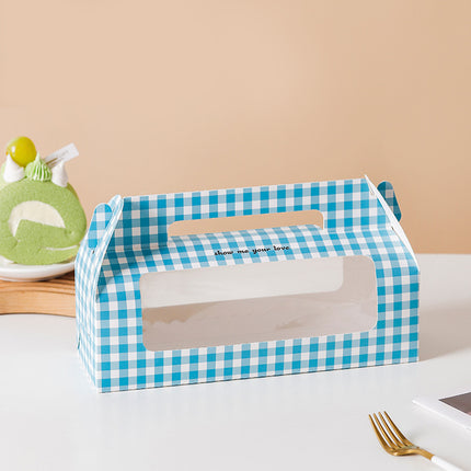 20PCS Handheld Dessert Packaging Boxes with Window for Cakes Cookies