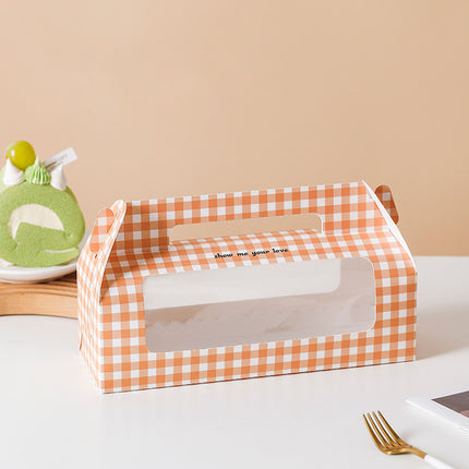 20PCS Handheld Dessert Packaging Boxes Windowed Anti Crush For Cakes Cookies