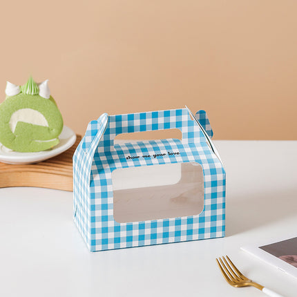 20PCS Handheld Dessert Packaging Boxes with Window for Cakes Cookies