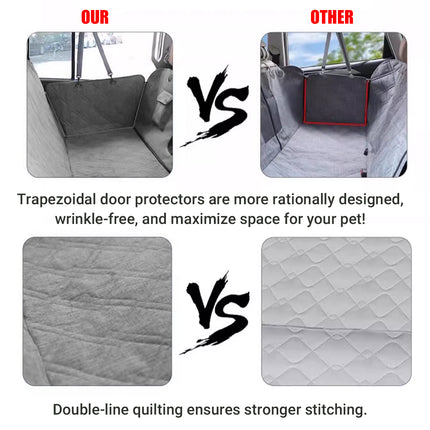 Detachable Waterproof Car Rear Pet Mat Non Slip Washable Seat Cover Dogs Cats