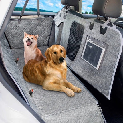 Detachable Waterproof Car Rear Pet Mat Non Slip Washable Seat Cover Dogs Cats