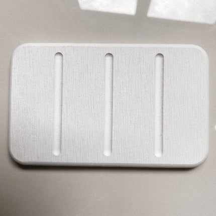 Water Absorbing Diatomite Soap Dish Tray Bathroom Sink Countertop Soap Holder