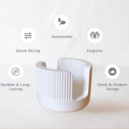 Kitchen Diatomite Water Absorbent Sponge Storage Rack For Countertop Drain Rack