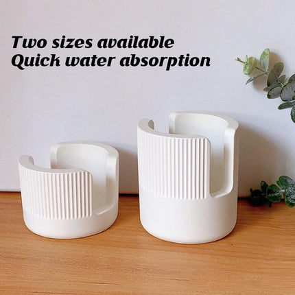 Kitchen Diatomite Water Absorbent Sponge Storage Rack For Countertop Drain Rack
