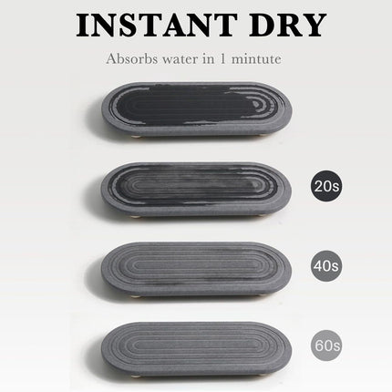 Nordic Diatomaceous Earth Tray Bathroom Sink Drying Mat 30x10cm