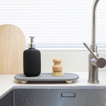 Nordic Diatomaceous Earth Tray Bathroom Sink Drying Mat 30x10cm
