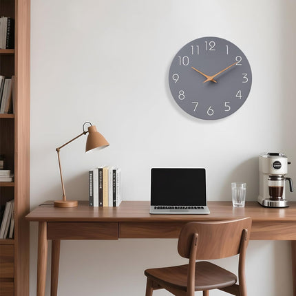 Digital Wall Clock Luxury Simple Living Room Decor Silent Quartz Hanging Watch