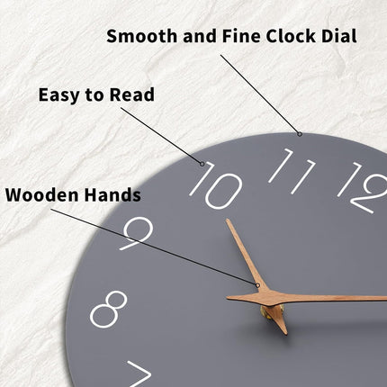 Digital Wall Clock Luxury Simple Living Room Decor Silent Quartz Hanging Watch