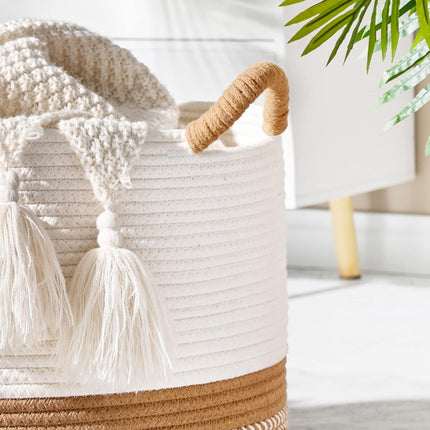 Foldable Large Laundry Hamper Dirty Clothes Basket Space Saving Durable For Home