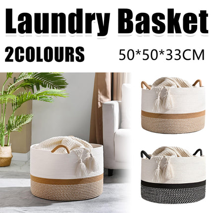 Foldable Large Laundry Hamper Dirty Clothes Basket Space Saving Durable For Home
