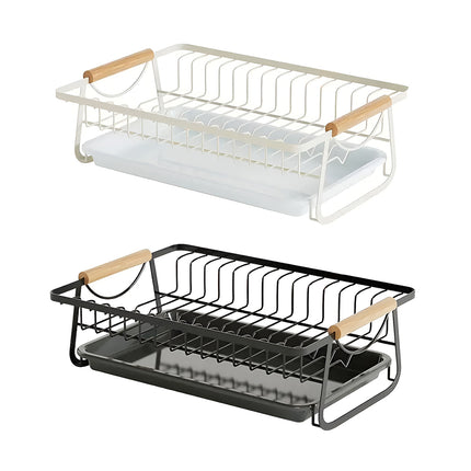 Dish Drying Rack Kitchen Sink Organizer Rust-Proof for Plates Bowls Utensils