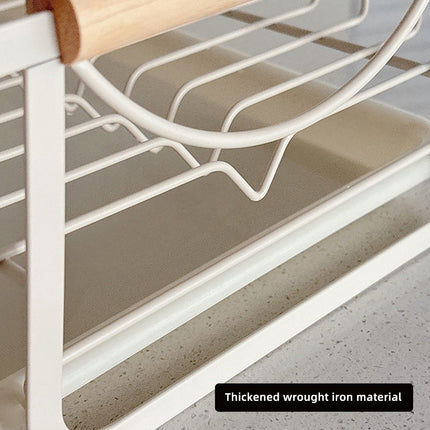 Dish Drying Rack Kitchen Sink Organizer Rust-Proof for Plates Bowls Utensils