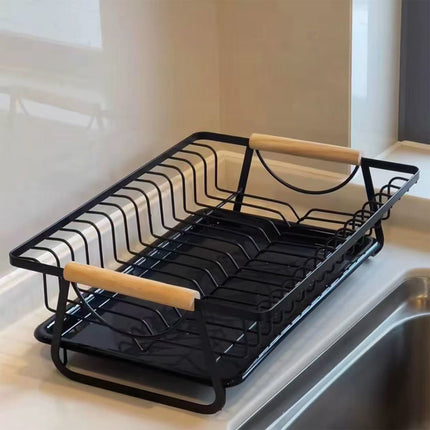 Dish Drying Rack Kitchen Sink Organizer Rust-Proof for Plates Bowls Utensils