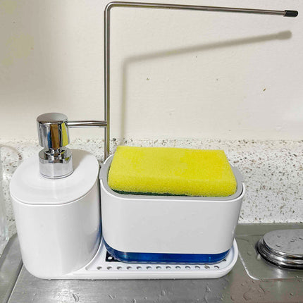 Hand Soap Liquid Press Dispenser Leak Proof For Kitchen Bathroom Easy Refill