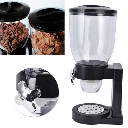 2L / 4L Grain Storage Distributor Clear for Rice Cereal Nuts Pasta Desktop Use