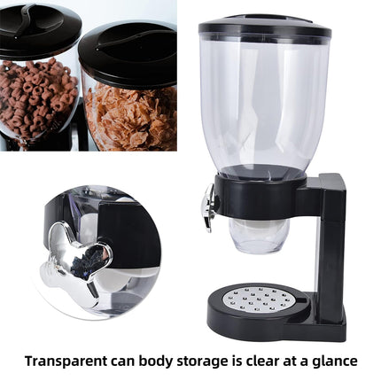 2L / 4L Grain Storage Distributor Clear for Rice Cereal Nuts Pasta Desktop Use