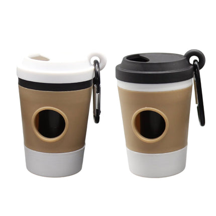 Pet Waste Bag Dispenser Portable Dog Poop Bag Holder Outdoor Cleaning Accessory