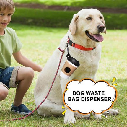 Pet Waste Bag Dispenser Portable Dog Poop Bag Holder Outdoor Cleaning Accessory