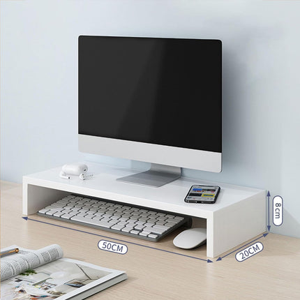 Home Office Computer Monitor Riser Stand Office Desk Storage Shelf