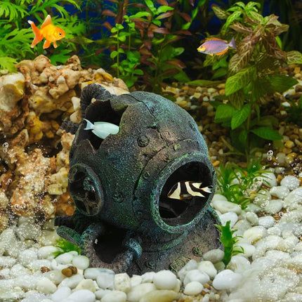 Diving Helmet Decoration Aquarium Ornament Fish Tank Landscape House Decor