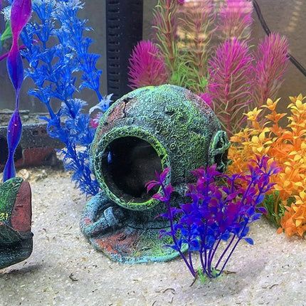 Diving Helmet Decoration Aquarium Ornament Fish Tank Landscape House Decor