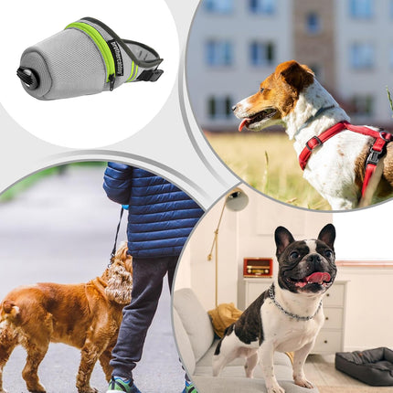 Adjustable Breathable Dog Muzzle with Reflective Strip Zipper Design S/M/L