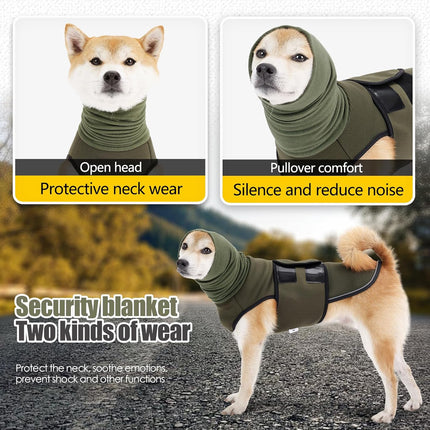 Calming Dog Vest for Stress Relief Travel Thunder Wrap Jacket for Medium Large Dogs
