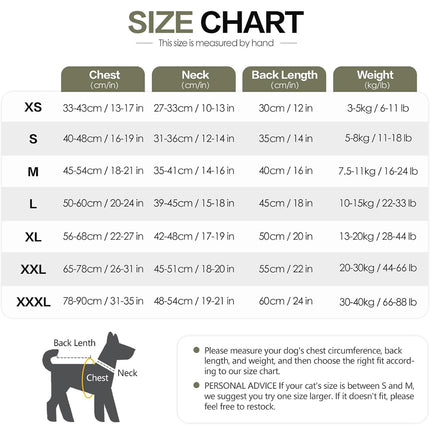 Calming Dog Vest for Stress Relief Travel Thunder Wrap Jacket for Medium Large Dogs