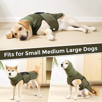 Calming Dog Vest for Stress Relief Travel Thunder Wrap Jacket for Medium Large Dogs