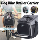 Bike Pet Basket Carrier Bicycle Dog Cat Bag Breathable Mesh Backpack 5 Way Carry